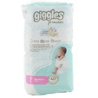 Підгузки Giggles Premium Newborn 1 (2-5 кг), 40 шт
